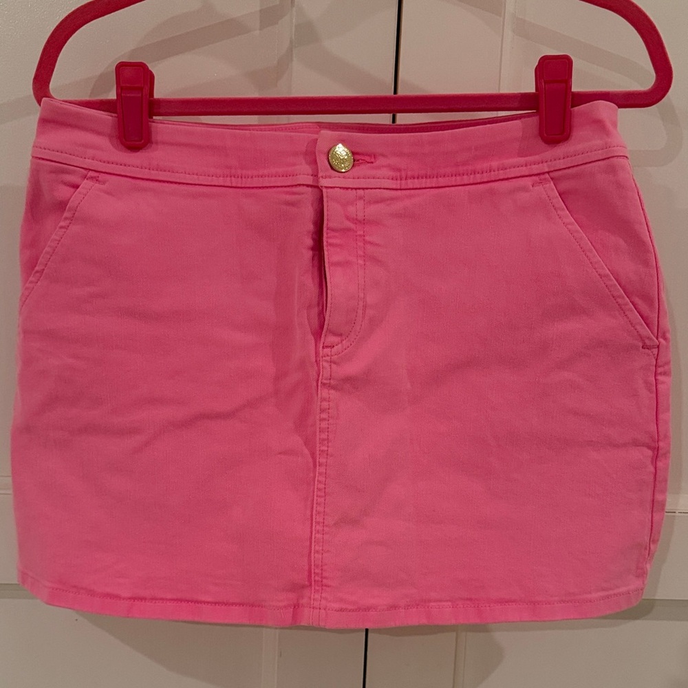 Rousseau Pink Lilly Pulitzer Colette Skirt size 6